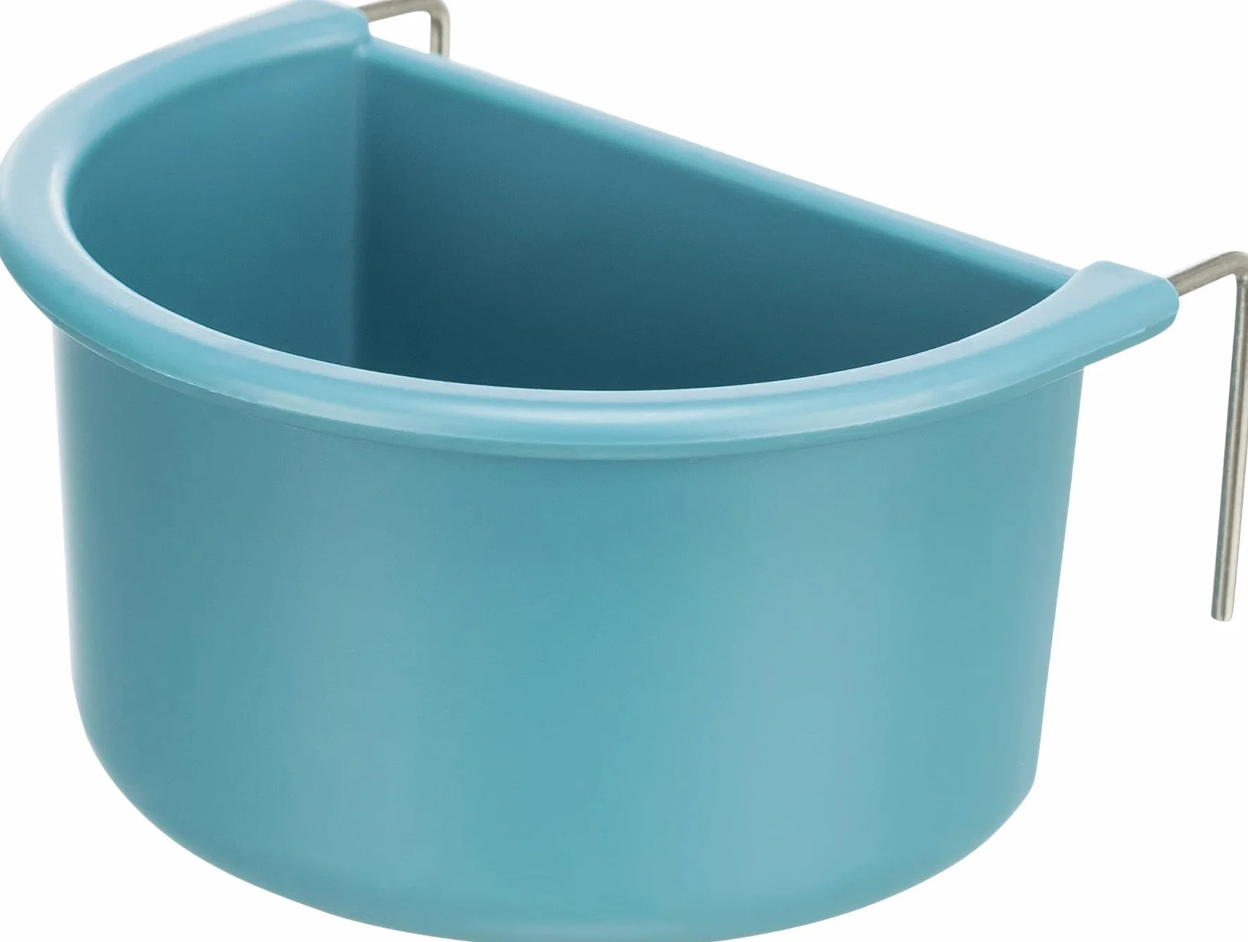 Trixie 5477 - Plastikowy zestaw do jadalni wiszący z drutu, 75 i 85 ml, różne kolory, 2 sztuki