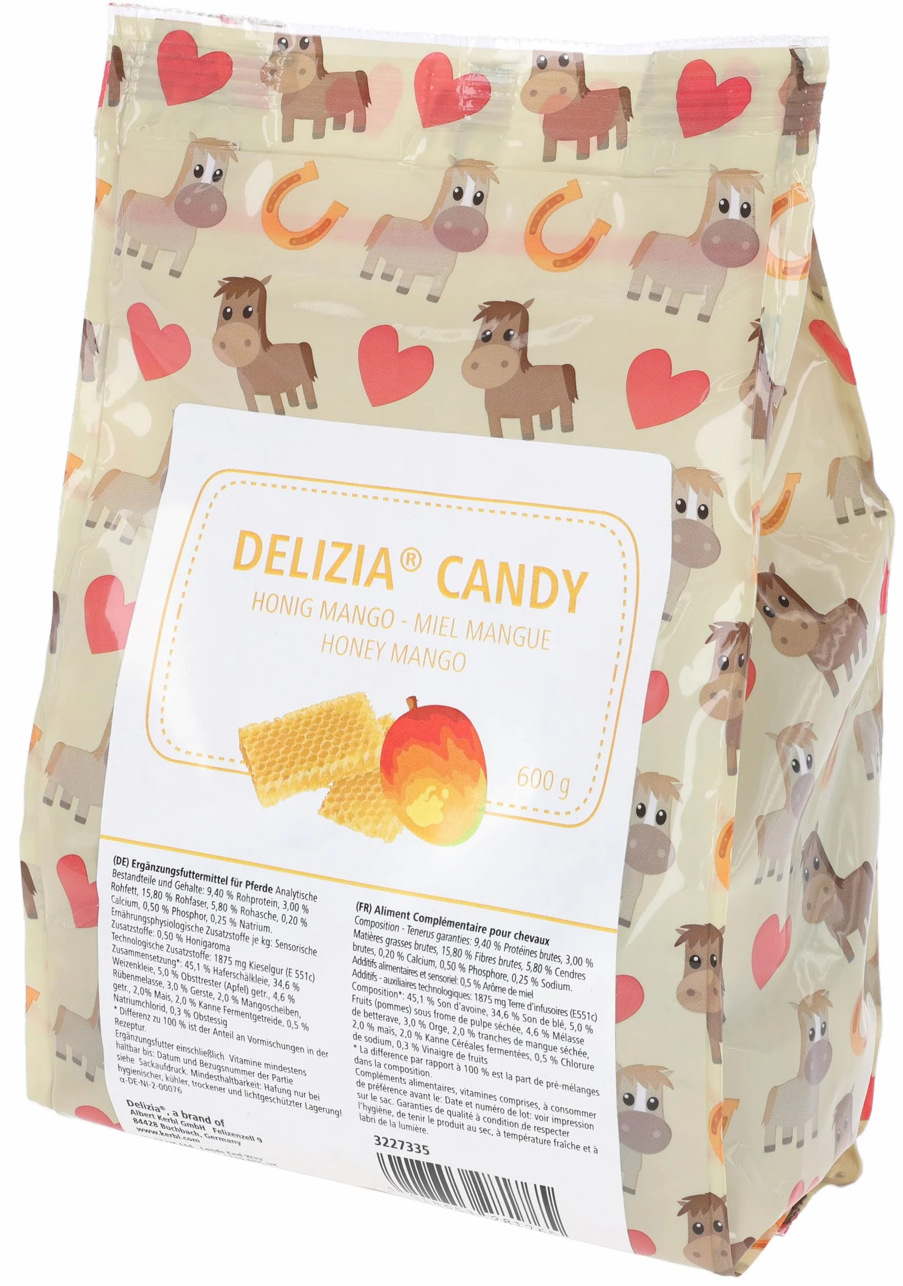 Delizia Cukierkowy miód/mango 600 g
