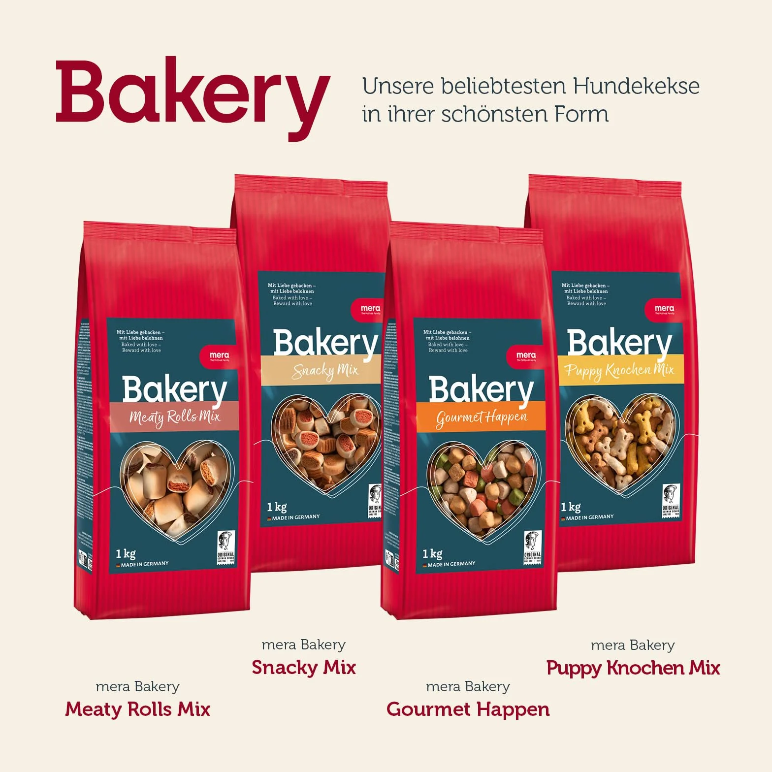 Mera Bakery Przysmaki dla Psa Mieszanka Przekąsek 1 kg