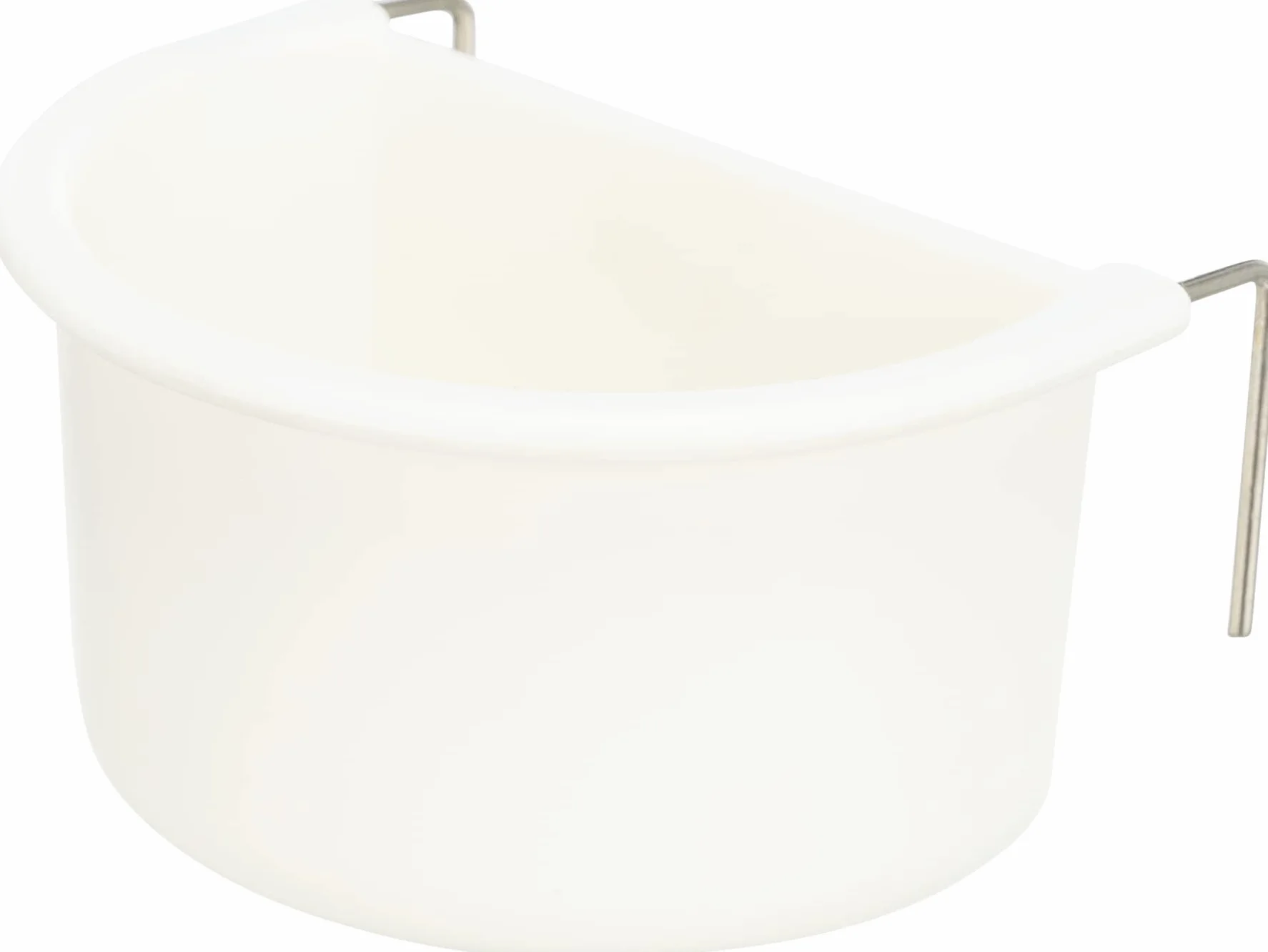Trixie 5477 - Plastikowy zestaw do jadalni wiszący z drutu, 75 i 85 ml, różne kolory, 2 sztuki